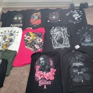 Sullen shirts u can't get anymore never been worn 4xl and 1 3xl